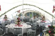 Decorated Marquee & Tables